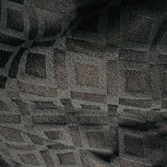 Elie Tahari trouser Pants Women 2 Black Diamond Pattern office geometric pleated - Picture 3 of 17